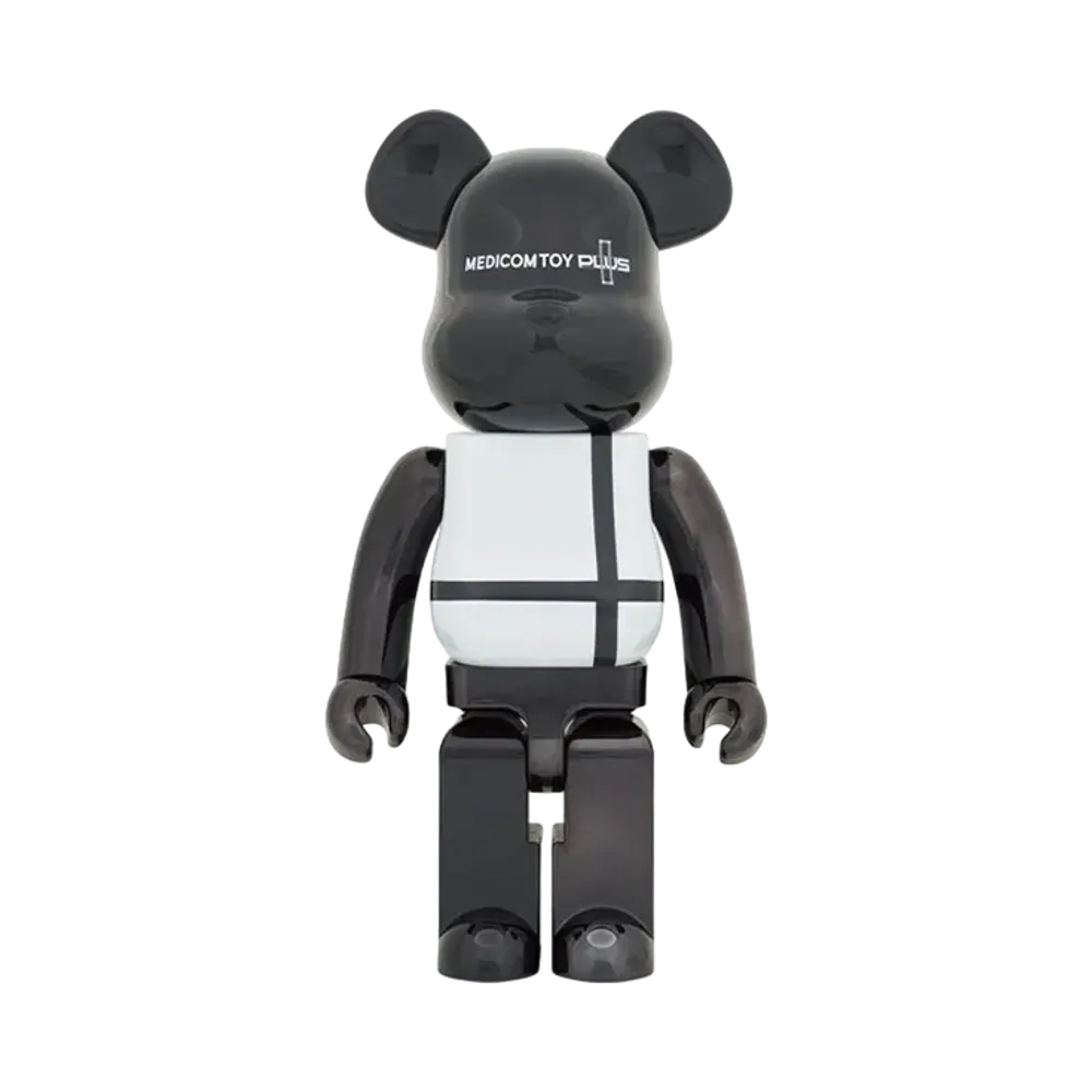 Bearbrick MEDICOM TOY PLUS BLACK CHROME Ver. 1000%