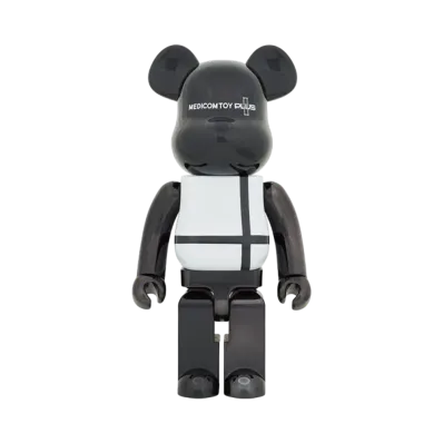 Bearbrick MEDICOM TOY PLUS BLACK CHROME Ver. 1000%