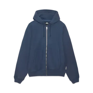 Stussy Raglan Zip Hood "Navy"
