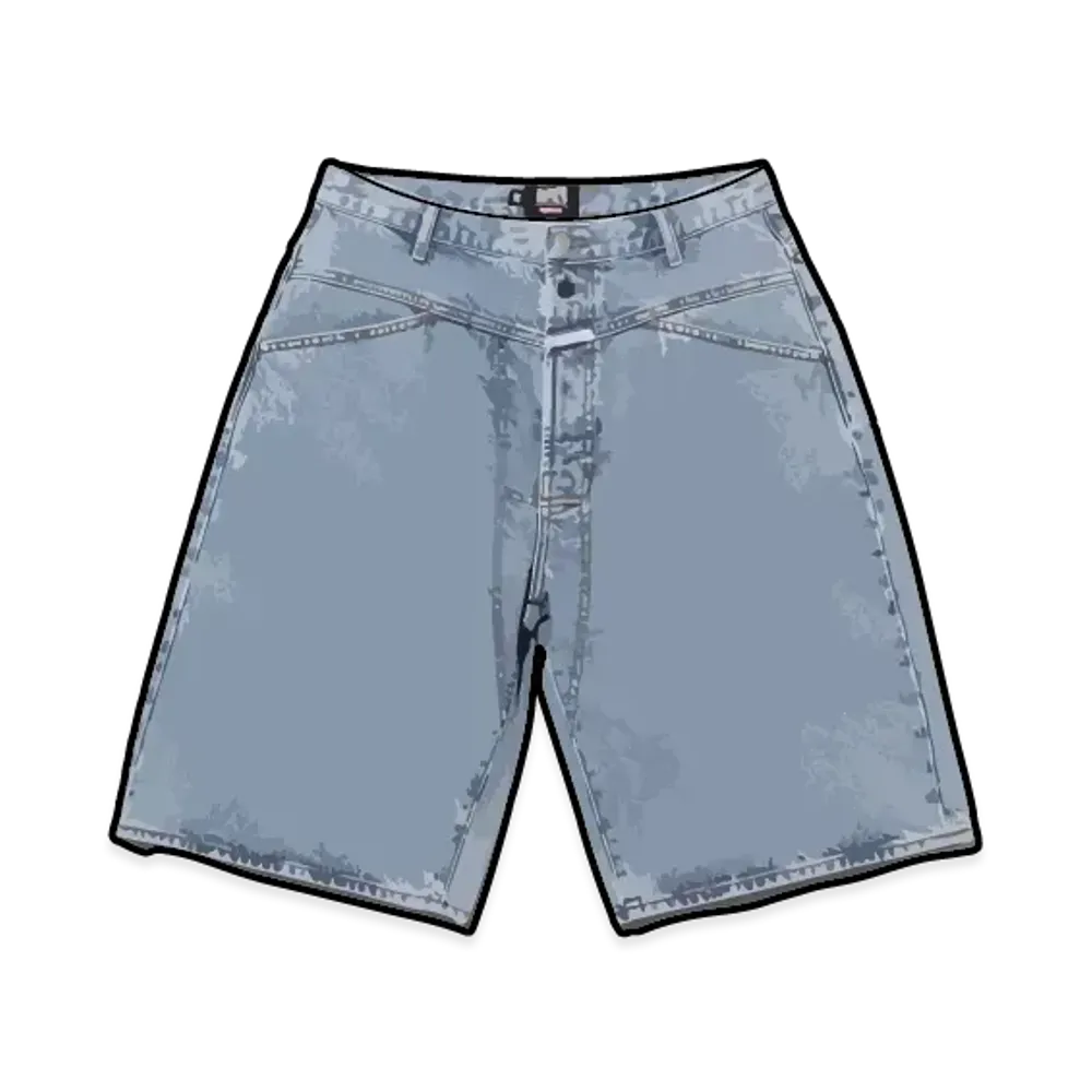 Supreme x Marithe + Francois Girbaud X-Seam Baggy Denim Short "Washed Indigo"