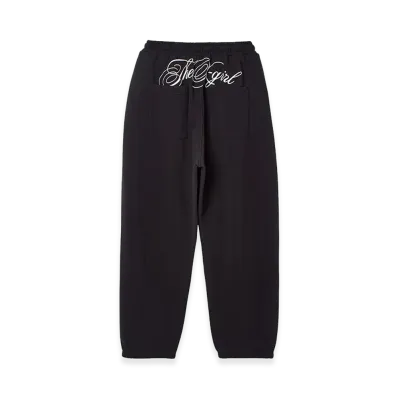 X-Girl Women's Script Logo Sweatpants "Black"