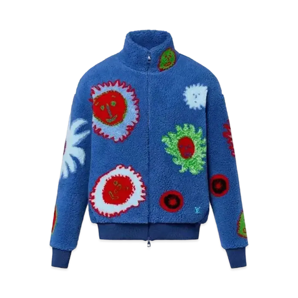 Louis Vuitton x Yayoi Kusama Faces Zipped Fleece Blouson My Eternal Soul "Multicolor"