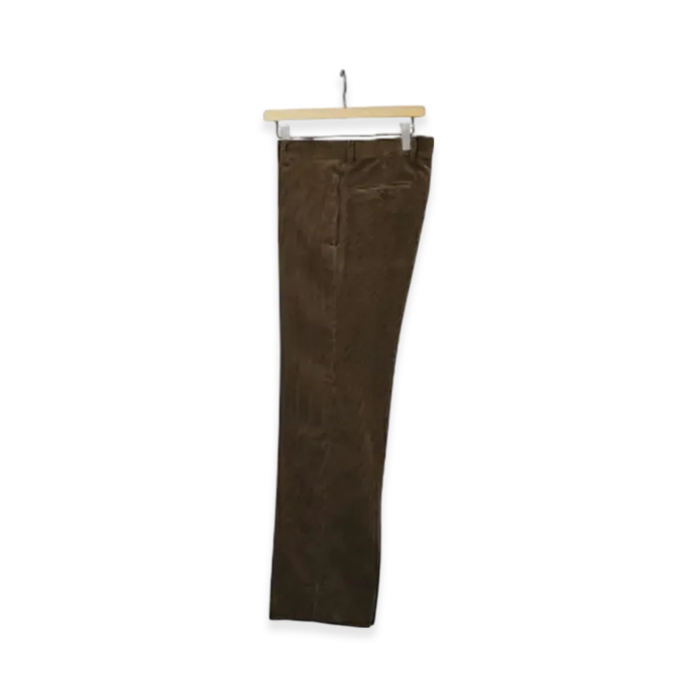 COMOLI Corduroy Piped-Stem Pants "Khaki"