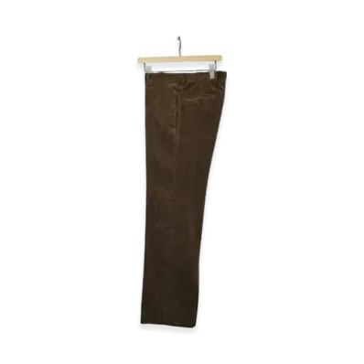 COMOLI Corduroy Piped-Stem Pants "Khaki"