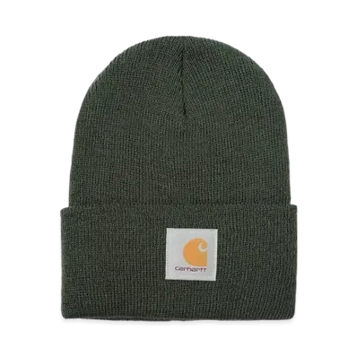 Carhartt Knit Cuffed Beanie Watch Cap C Logo "Dark Green"
