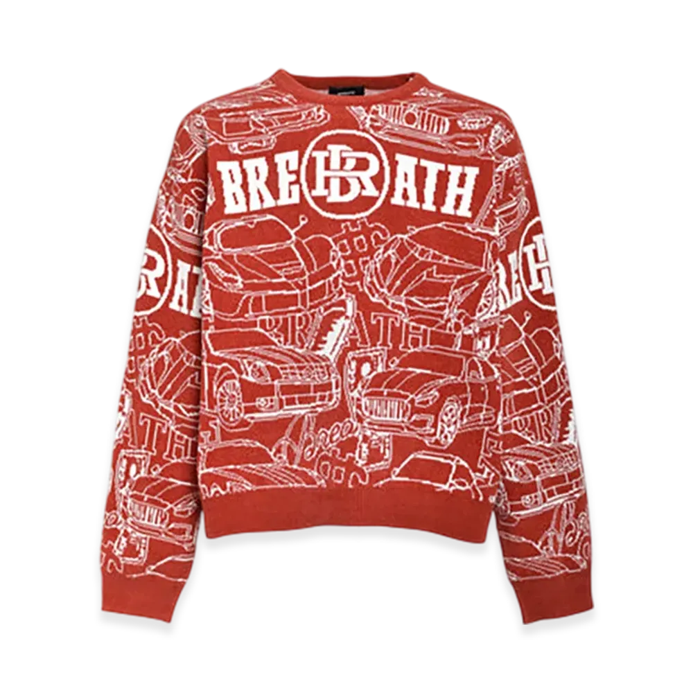 BREATH Super Car Mall Knit "Red"