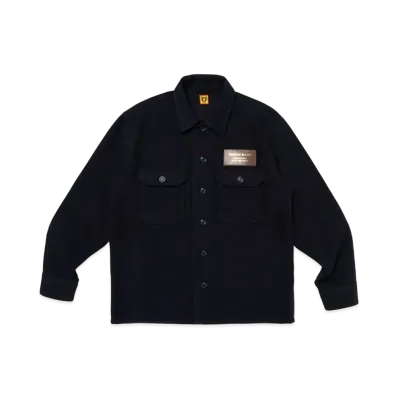 HUMAN MADE Wool CPO Shirts "Navy"