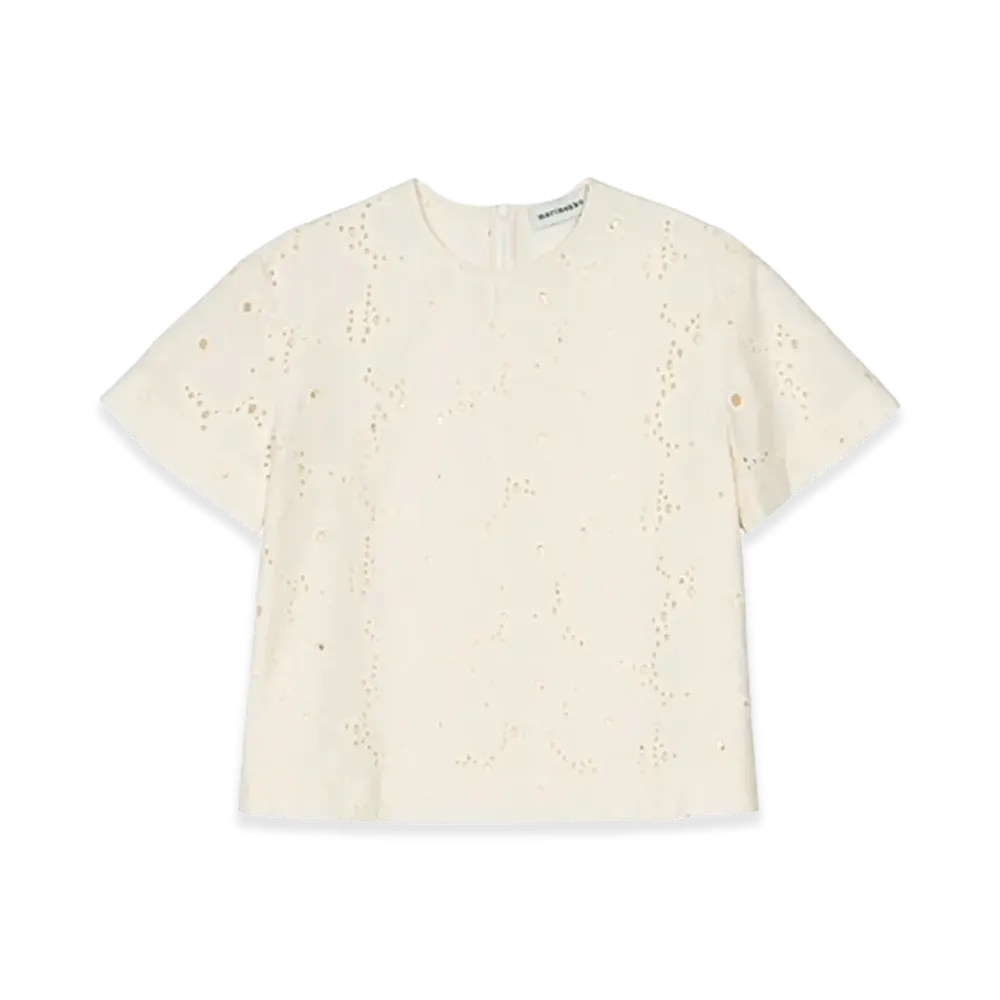 Marimekko Women's Alustus Unikko T-shirt "White"