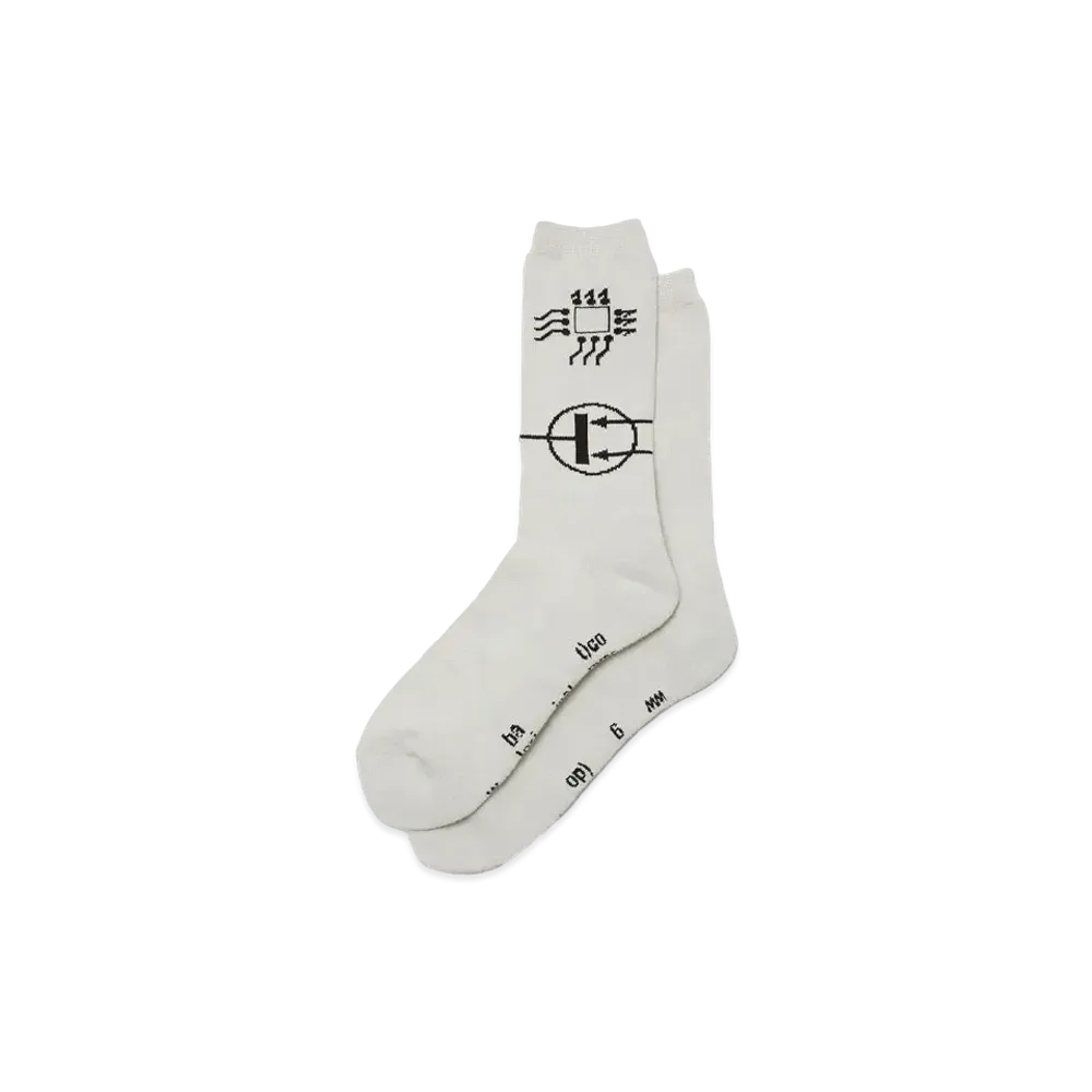 Bal JACQUARD SOCKS "WHITE"