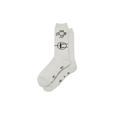 Bal JACQUARD SOCKS "WHITE"