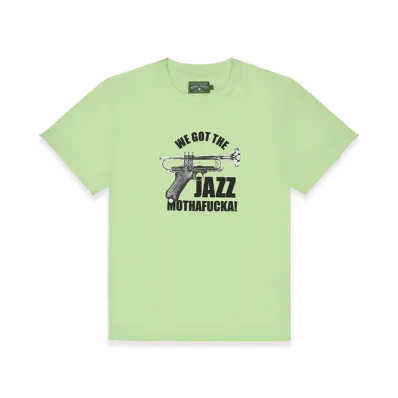 DENIM TEARS St. Albans Jazz Tee "Mint"