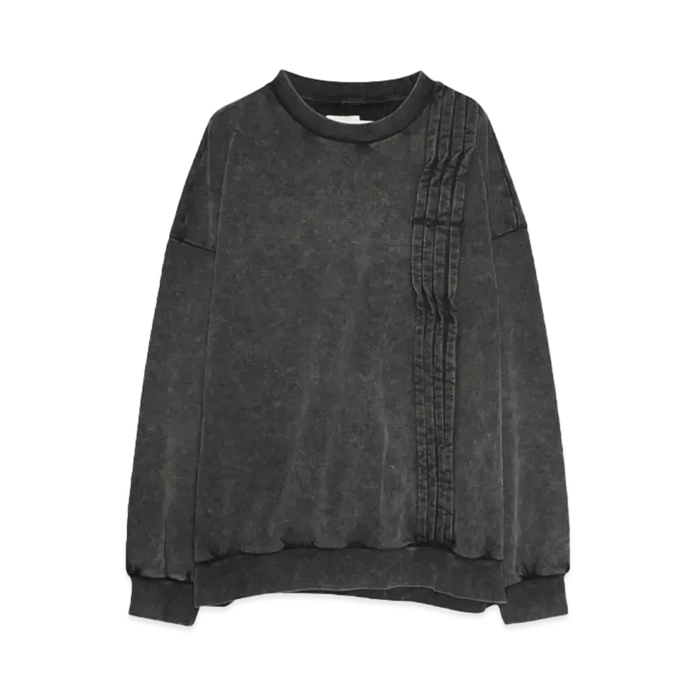 Feng Chen Wang BLACK SEAMING SWEATER "BLACK"