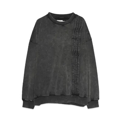 Feng Chen Wang BLACK SEAMING SWEATER "BLACK"