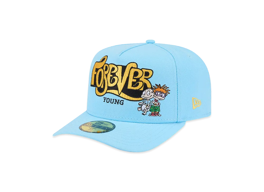 NEW ERA PC 59Fifty A-Frame Rugrats Forever Young "Sky Blue"