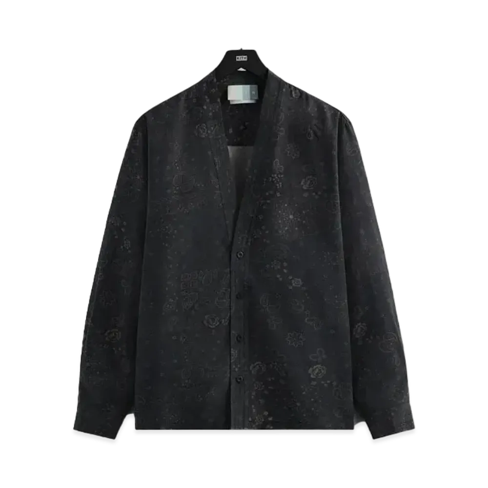Kith Cupro Linen Sullivan Gi Shirt "Black"