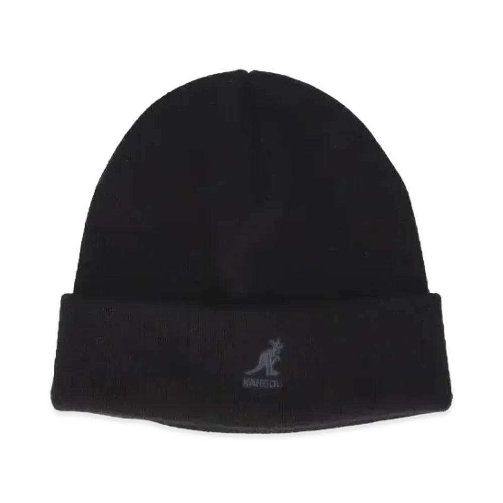 Kangol Acrylic Cuff Pull-On "Black/Black"