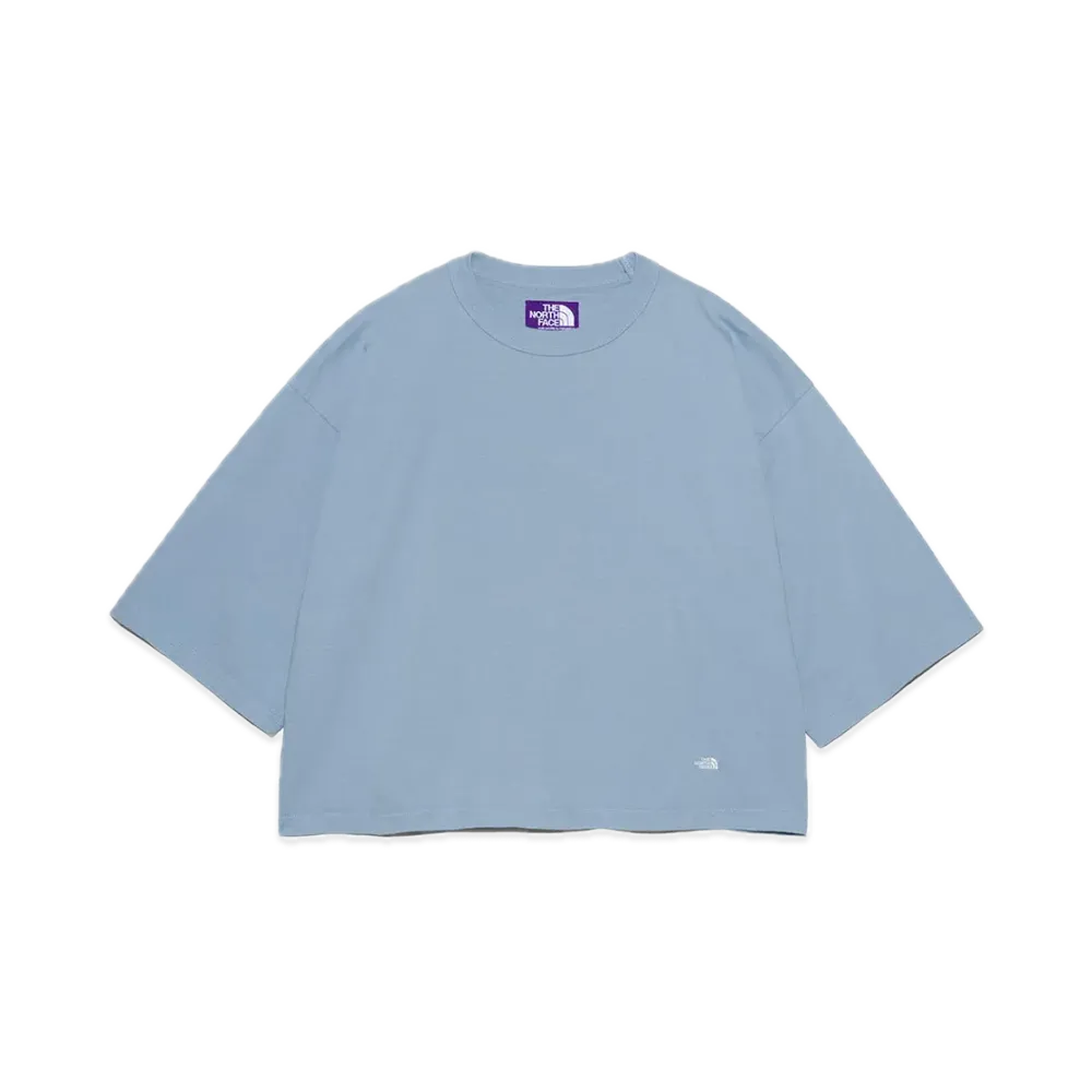 The North Face PURPLE LABEL 7oz Cropped Tee "Sax/Off White"