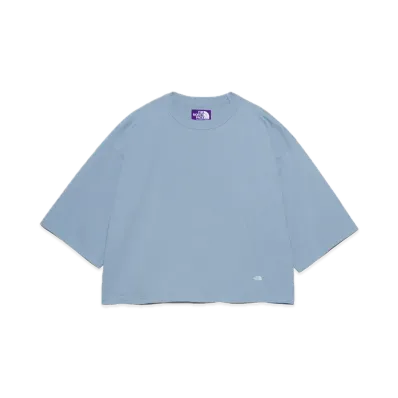 The North Face PURPLE LABEL 7oz Cropped Tee "Sax/Off White"