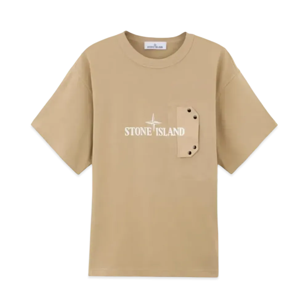 Stone Island 21079 24/2 Cotton Jersey "Biscuit"