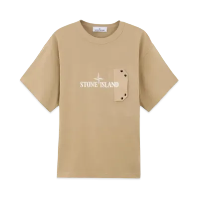 Stone Island 21079 24/2 Cotton Jersey "Biscuit"