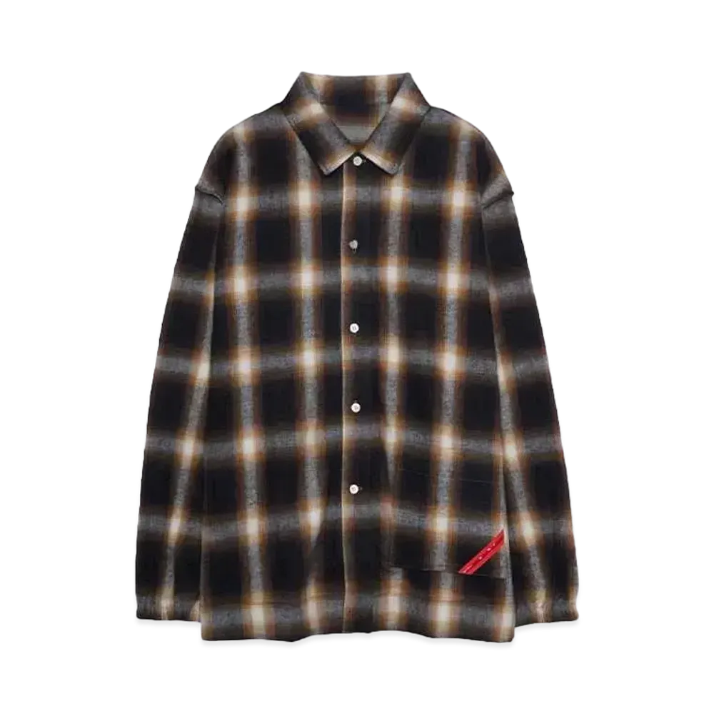 PHINGERIN NIGHT SHIRT HOMBRE PLAID "BROWN"