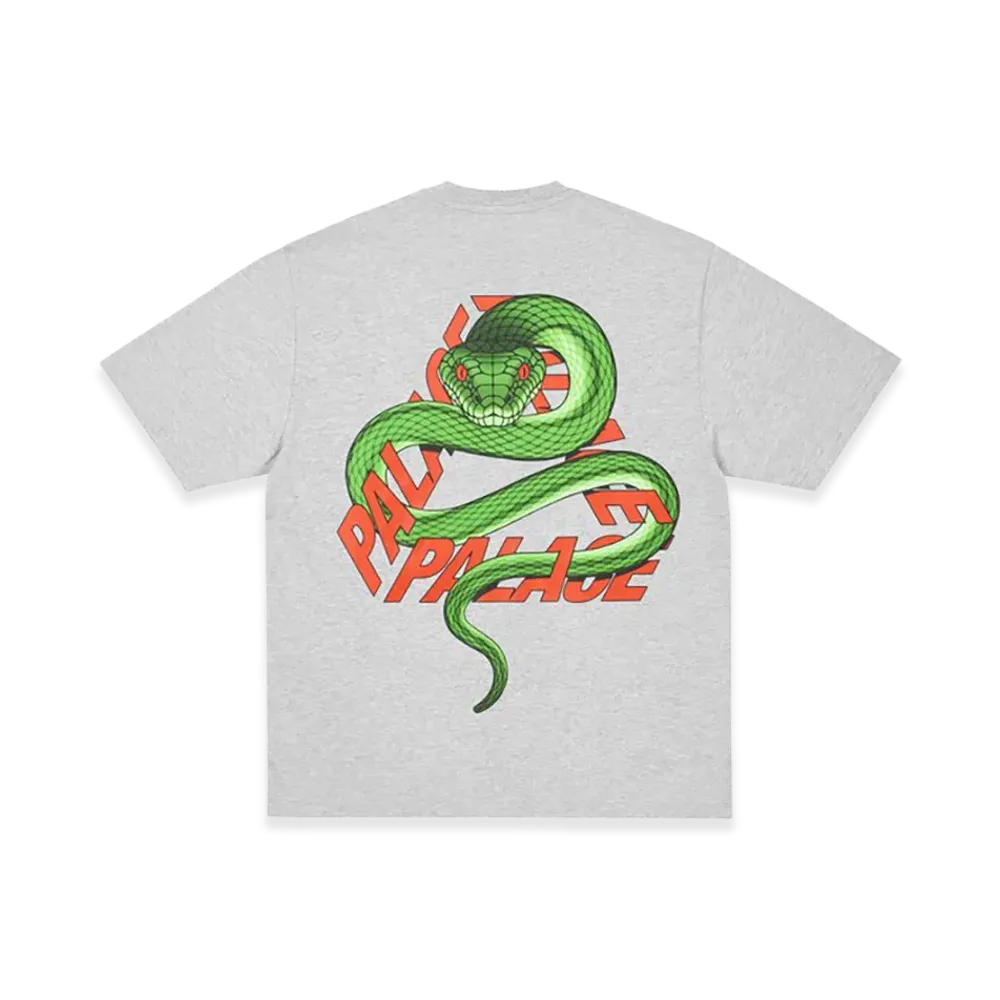 PALACE Snakey P3 T Shirt "Grey Marl"