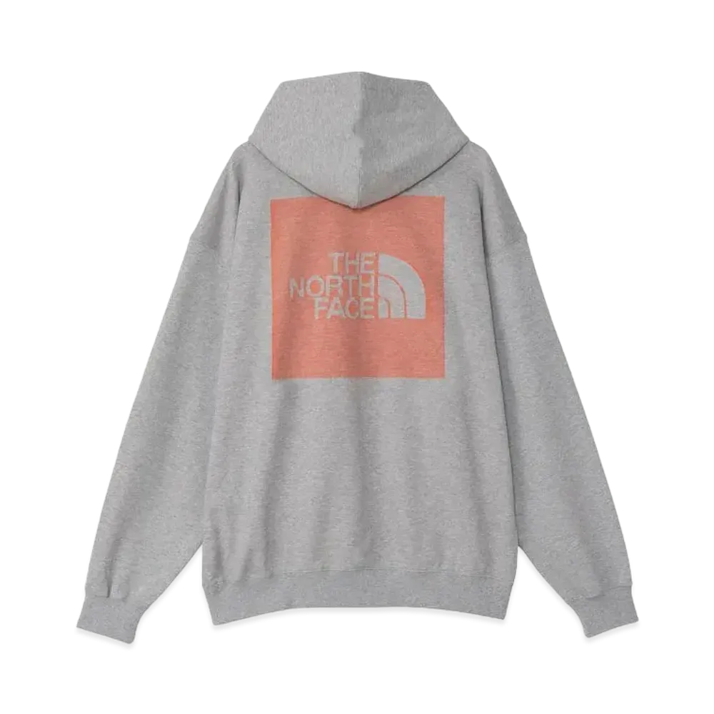 The North Face Jacquard Back Square Logo Hoodie "Mix Gray"