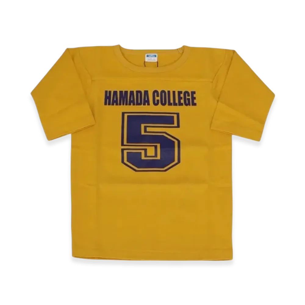 SAPEur x MASATOSHI HAMADA vol.9 Kid's Hamada College Football 3/4 Sleeve Tee "Mustard"