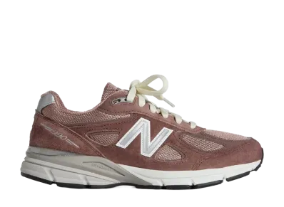 KITH × New Balance 990V4 Made in USA "Dusty Mauve"