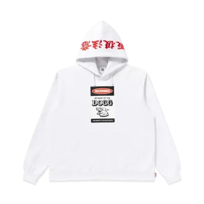 BlackEyePatch x Jin Dogg Beware Of The Dogg Hoodie "White"