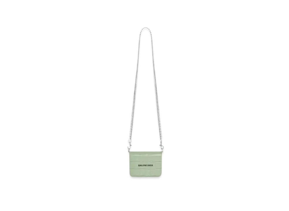 BALENCIAGA Cash Emboss Mini Chain Wallet