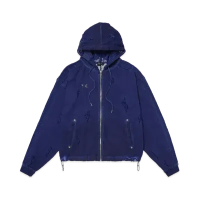 THUG CLUB Dem Sound Zip-Up "Blue"