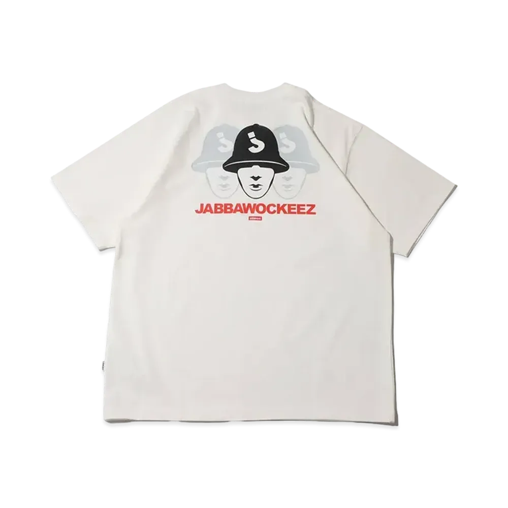 atmos x JABBAWOCKEEZ Mask Back Print T-shirts "White"