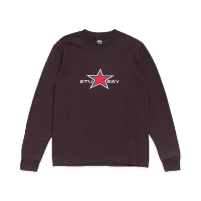 Stussy Stussy Star Ls Tee "Chocolate"