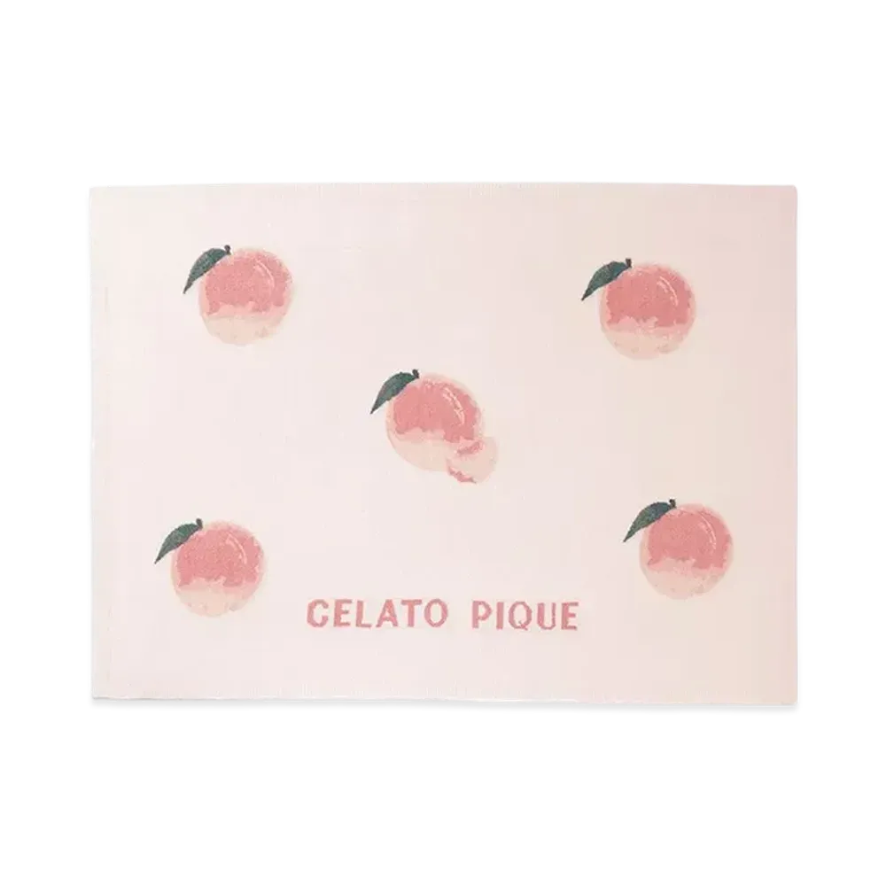 GELATO PIQUE Sleep Smoothie Fruit Jacquard Half Blanket "Pink"