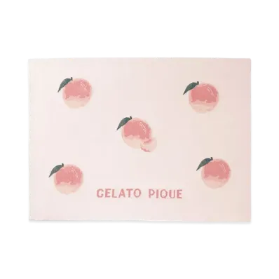 GELATO PIQUE Sleep Smoothie Fruit Jacquard Half Blanket "Pink"