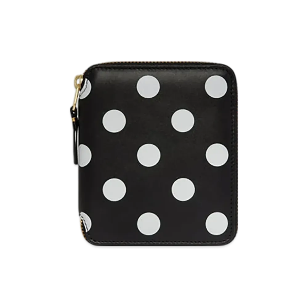 COMME des GARCONS Wallet Polka Dots Printed "Black"