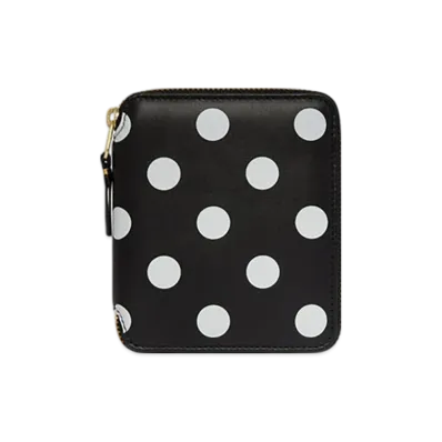 COMME des GARCONS Wallet Polka Dots Printed "Black"