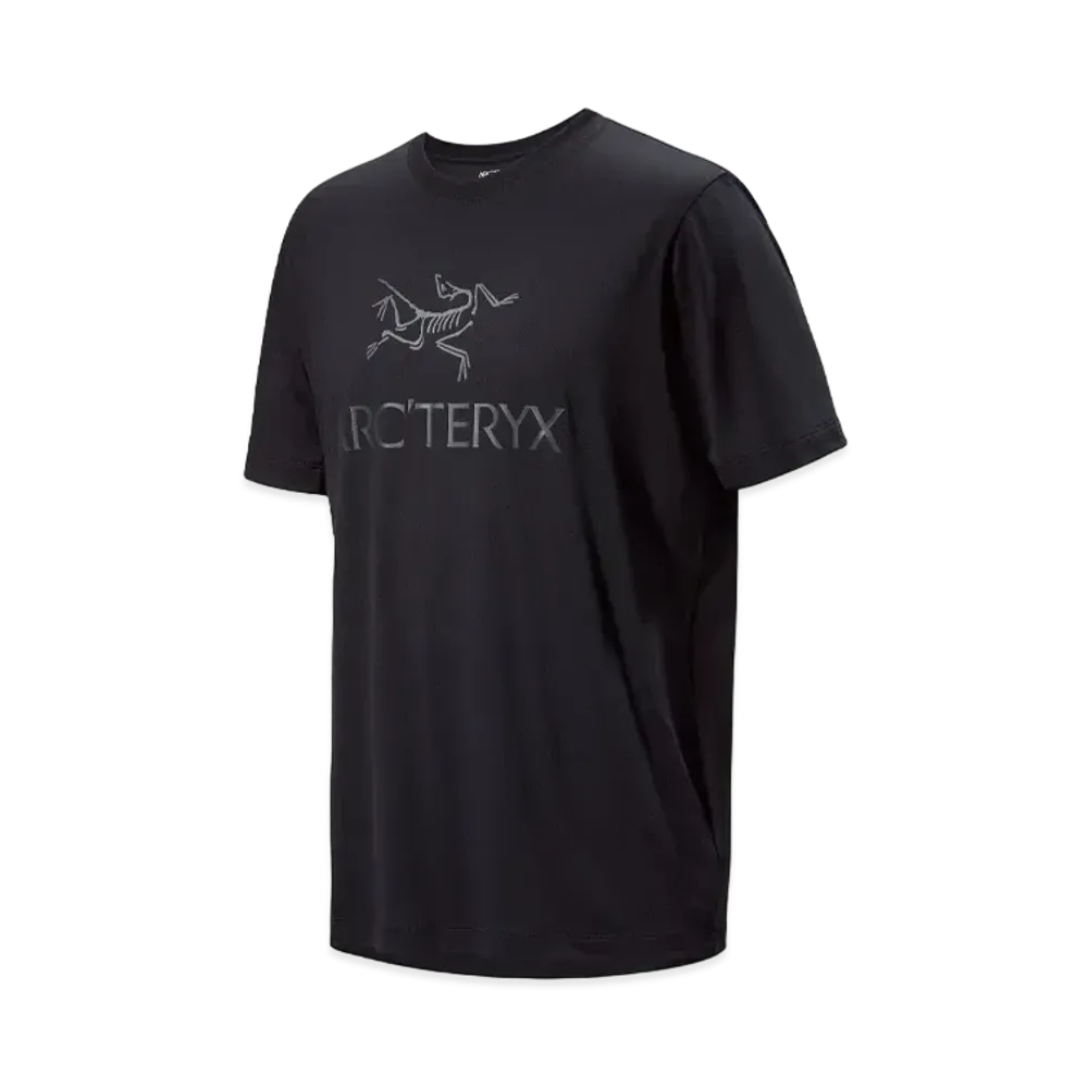 ARC'TERYX Arc Word Logo Short Sleeve Men's X000007991 "Black"