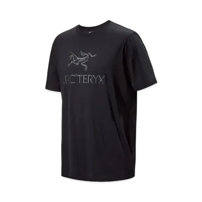 ARC'TERYX Arc Word Logo Short Sleeve Men's X000007991 "Black"