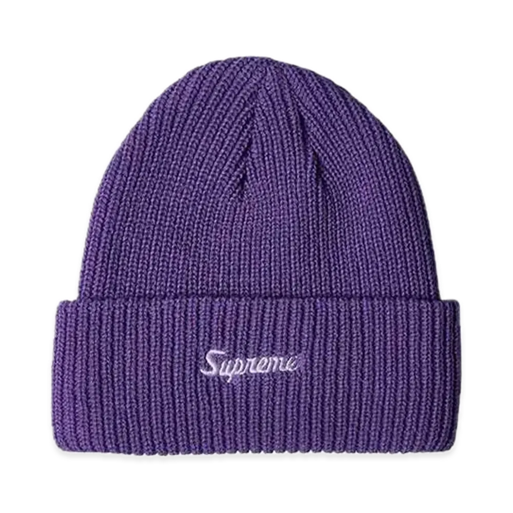 Supreme Loose Gauge Beanie "Bright Purple" (22SS)