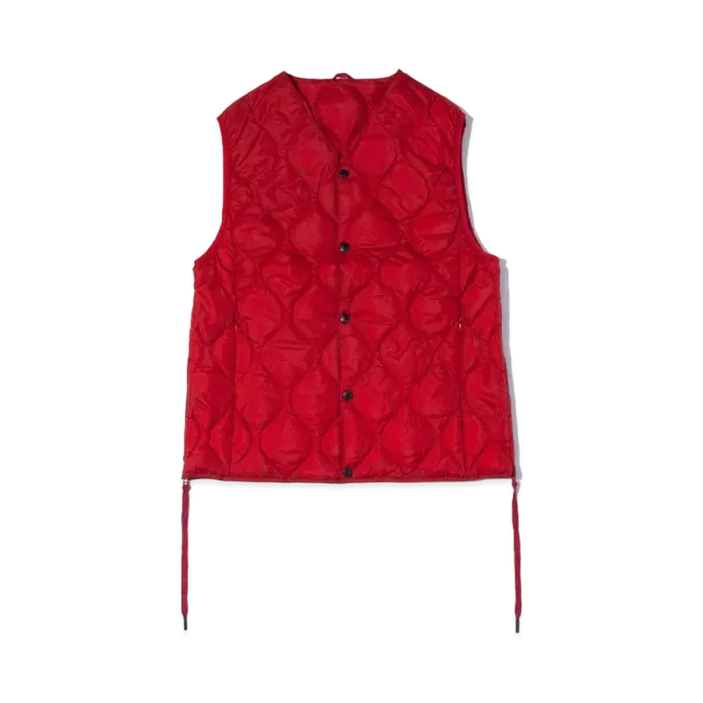 Taion By F/CE. Packable Down Vest "Red"