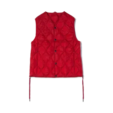 Taion By F/CE. Packable Down Vest "Red"