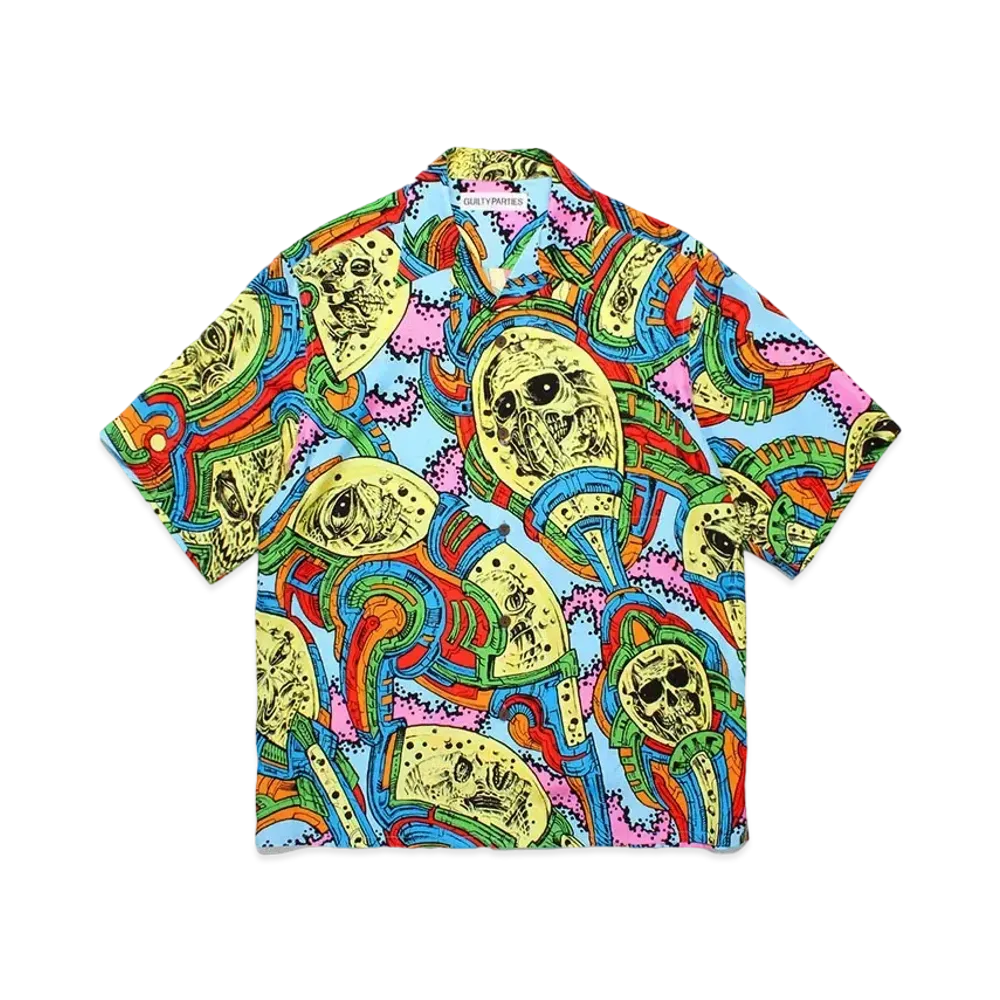 WACKO MARIA Tim Lehi / Hawaiian Shirt "Blue"