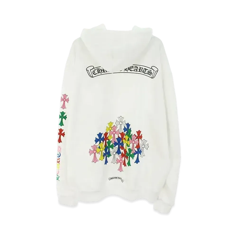 Chrome Hearts Multi Color Hoodie "White"