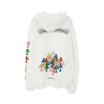 Chrome Hearts Multi Color Hoodie "White"
