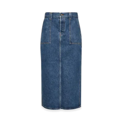 KHAITE Women's Skirts "Blue"