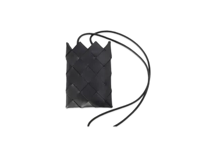 Bottega Veneta Phone Pochette Intrecciato "Black"