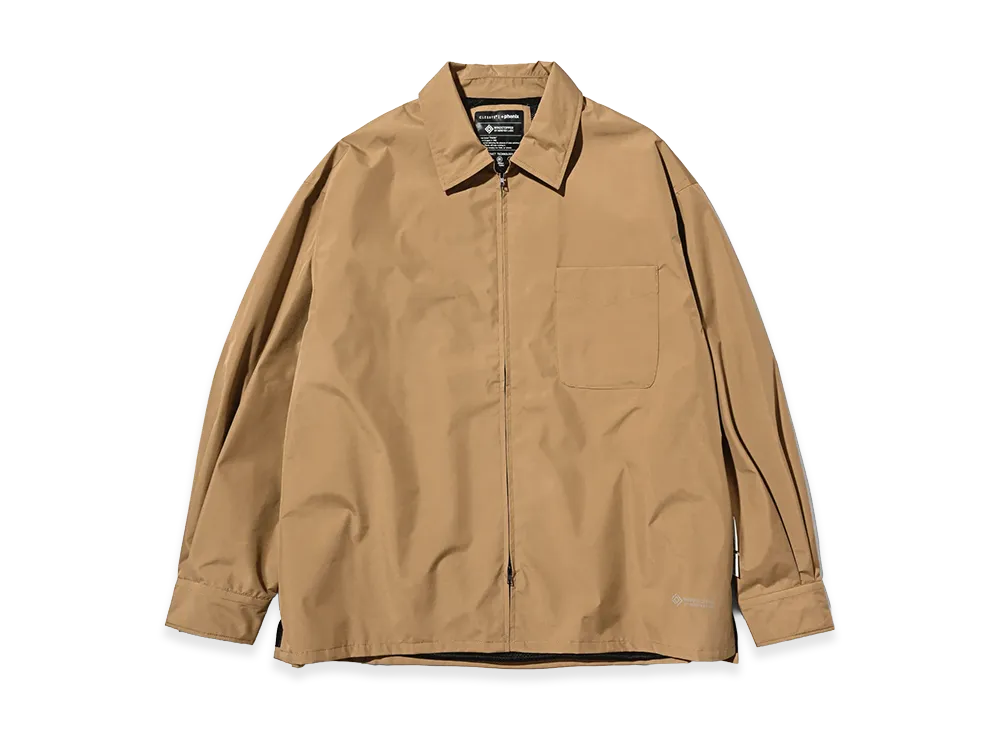 CLESSTE +Phenix Windstopper By Gore-Tex Labs City Uniform Zipup L/S Shirt "Camel Beige"
