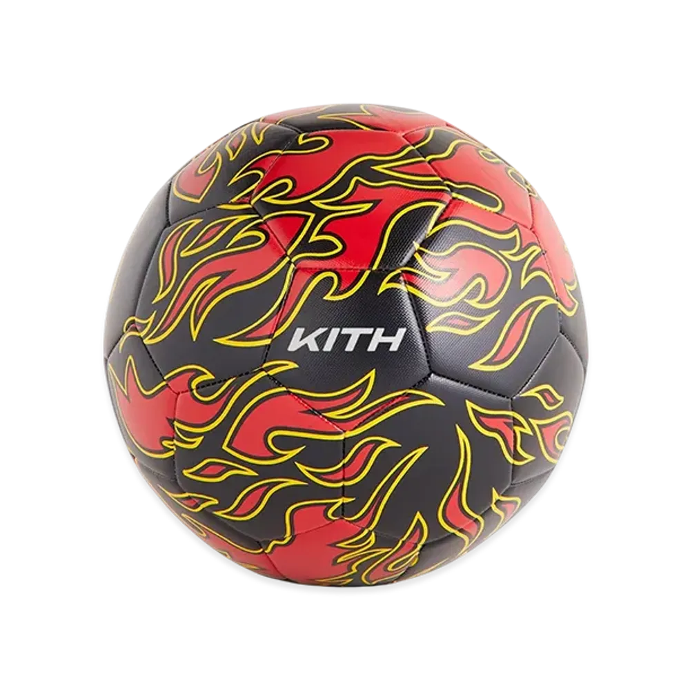 Kith x adidas Football Flame Soccer Ball "Black"